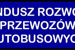 Logo Funduszu Rozwoju Przewozów Autobusowych