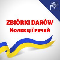 Grafika - zbiórka darów dla uchodźców