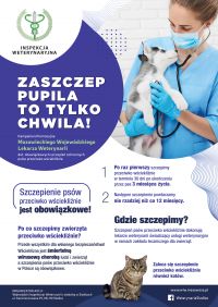 Plakat dotyczący wścieklizny