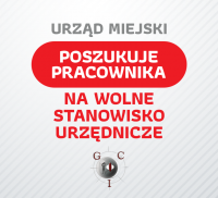 Grafika - nabór na wolne stanowisko urzędnicze