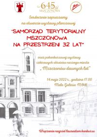 Plakat informujący o wydarzeniu w dniu 14 maja 2022