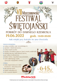 Plakat promujący Festiwal Świętojański