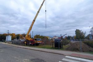 Zdjęcie: Prace budowlane związane z przygotowaniem terenu pod inwestycje