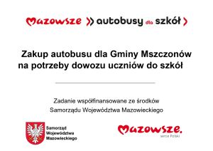 Grafika informująca o dofinansowaniu