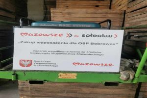 Tablica informująca o dofinansowaniu
