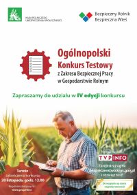 Plakat promujący konkurs