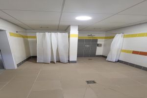 Zdjęcie: toaleta w nowo wybudowanym budynku