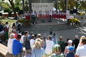 Zdjęcie: występ zespołu Guzowianki pn. Ścieżkami Jana Adama Maklakiewicza - prekursora mszczonowskich tradycji muzycznych