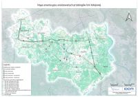 Grafika przedstawiającą orientacyjną mapę