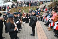 Zdjęcie: występ orkiestry dętej OSP Mszczonów