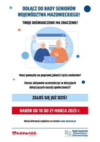 Plakat promujący radę seniorów