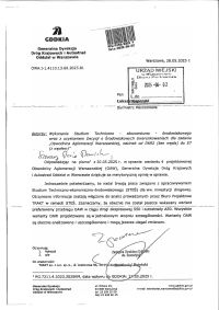 Grafika przedstawiająca odpowiedź GDDKiA