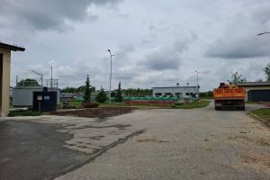 Zdjęcie: prace budowlane na terenie oczyszczalni