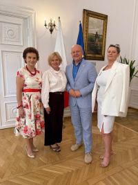 Delegacja mszczonowska u minister Żelazowskiej