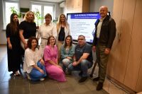 Zdjęcie: pracownicy Gminnego Centrum Informacji z Burmistrzem Mszczonowa w Klubie Rozwoju Cyfrowego