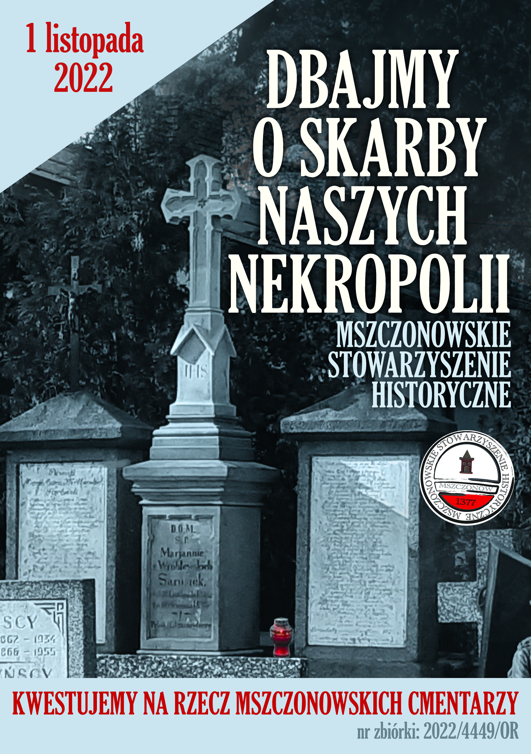 Plakat promujący zbiórkę