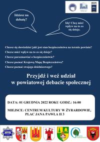 Powiatowa debata społeczna