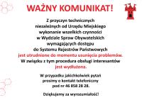Ważny komunikat!
