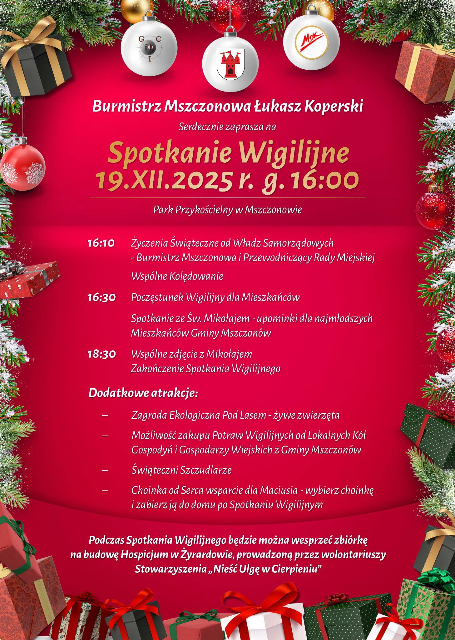 Poczujmy razem magię Bożego Narodzenia! Zapraszamy na pierwsze Spotkanie Świąteczne Mieszkańców!